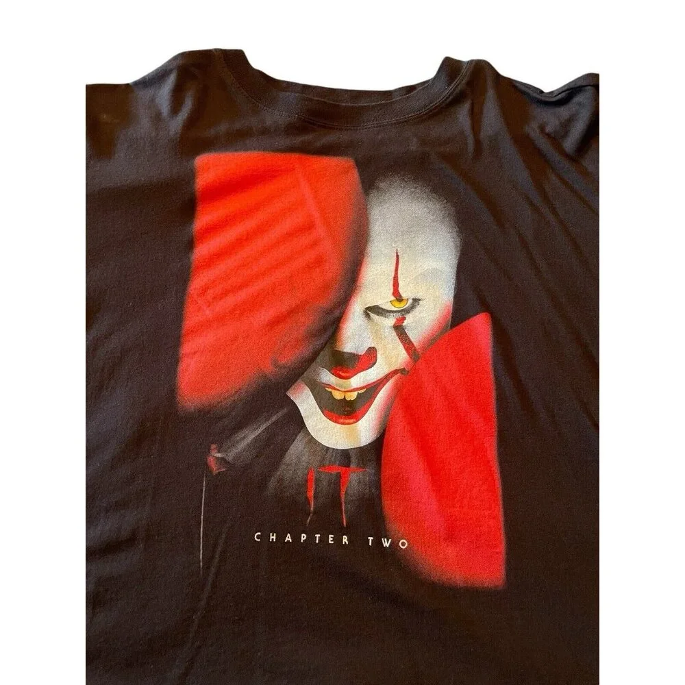 Women's Halloween IT Oversized Short Sleeve Graphic T-Shirt - Black Size XL - Picture 4 of 6